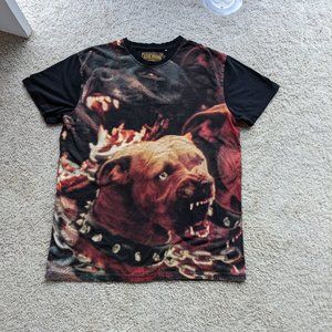 AKOO Brand Pitbull Dog Graphic Tshirt